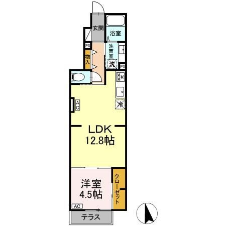 【間取り】 | グラナーデ成城学園前B