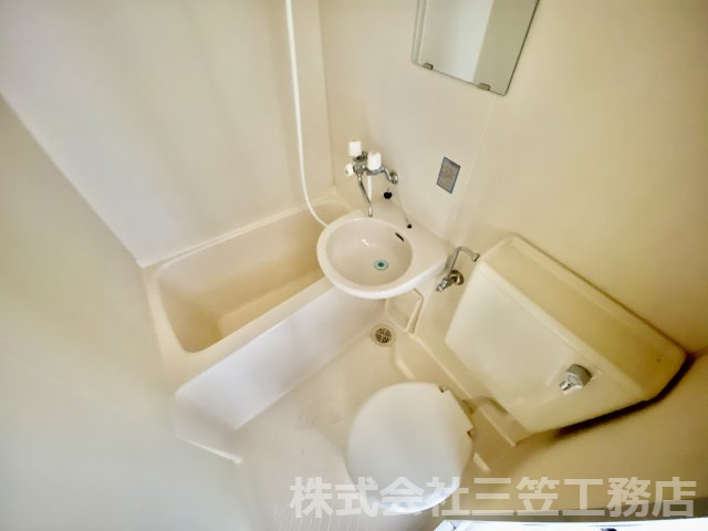 寝屋川市平池町の賃貸マンションの浴室