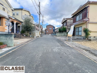 【前面道路含む現地写真】 | 城陽市寺田宮ノ谷　売土地　建築条件無し
