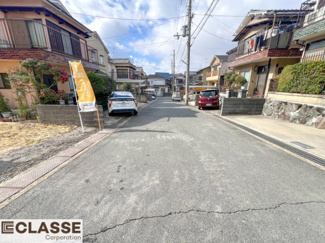 【前面道路含む現地写真】 | 城陽市寺田宮ノ谷　売土地　建築条件無し