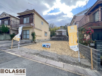 【前面道路含む現地写真】 | 城陽市寺田宮ノ谷　売土地　建築条件無し