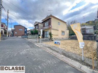 【前面道路含む現地写真】 | 城陽市寺田宮ノ谷　売土地　建築条件無し