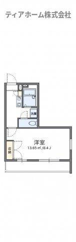 レオパレスＨＩＲＡＴＡＰａｒｔⅡの間取り