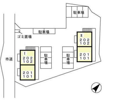 【区画図】 | オーパス Ⅰ・Ⅱ