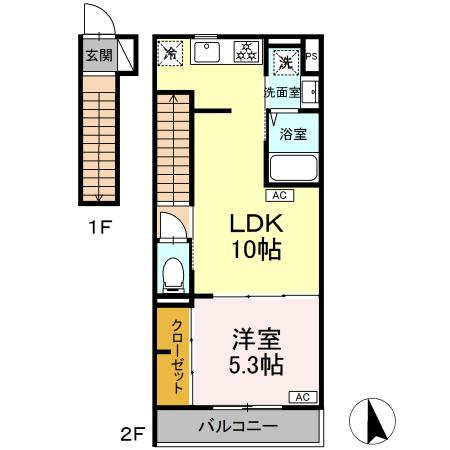 【間取り】 | グラナーデ成城学園前Ｂ