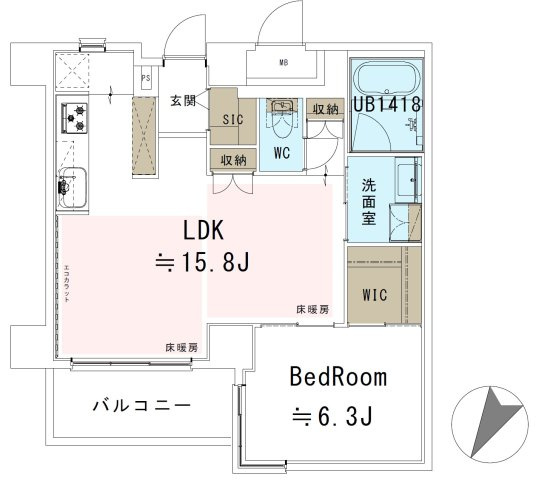 【間取り】 | プライムフィット中目黒