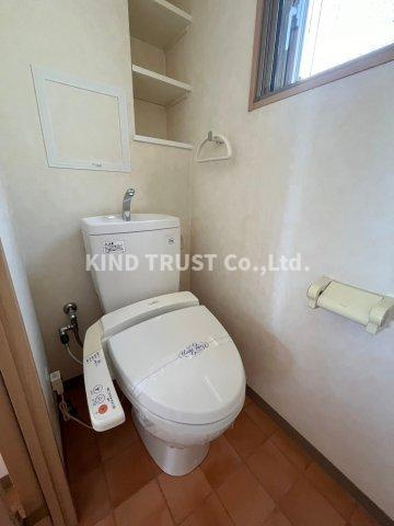 ラフィーネ天神のトイレ|ゆったりとした空間のトイレです