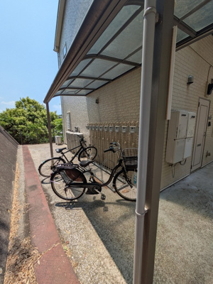 駐輪場♪