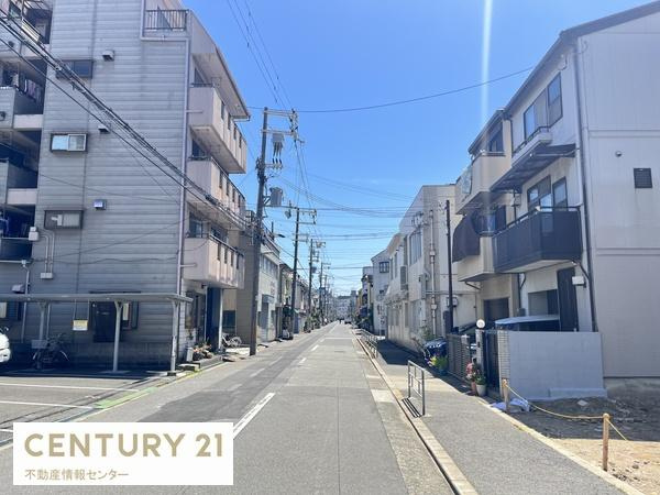 【前面道路含む現地写真】 | 北村２丁目　建築条件付き宅地