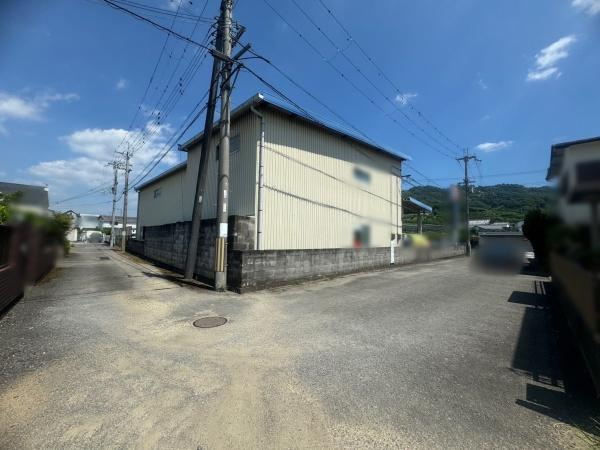 桃山町元　土地の前面道路含む現地写真