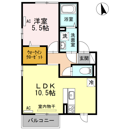 SekutoB棟の間取り
