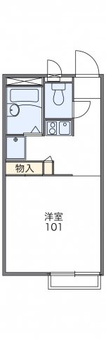 【間取り】 | レオパレスフォレストハウス２１ | 代表的な間取のため実際の間取とは異なる場合があります