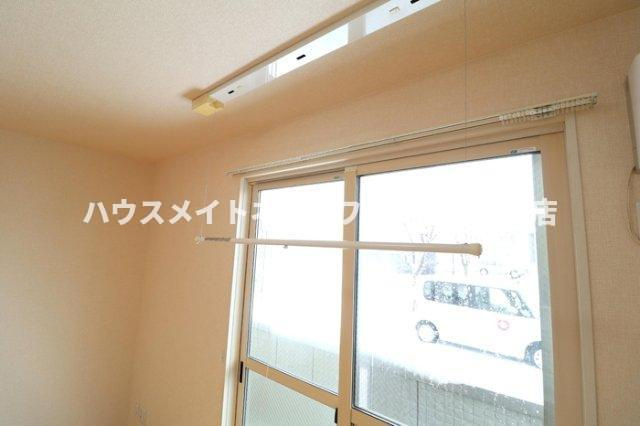 アネシス駅南の展望|室内物干し
