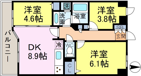 LANAI T GADENの間取り