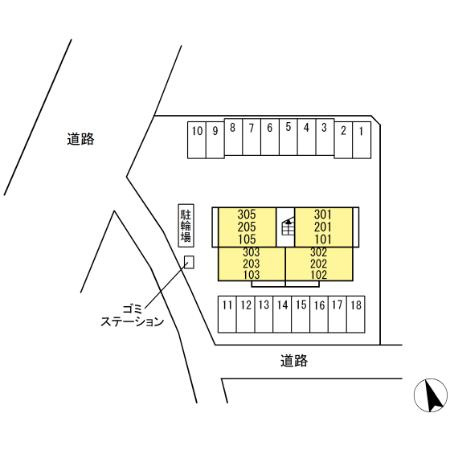 Marigoldの区画図