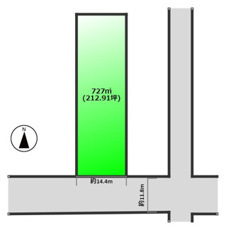 【土地図】 | 寒河江市柴橋下鎌　売地