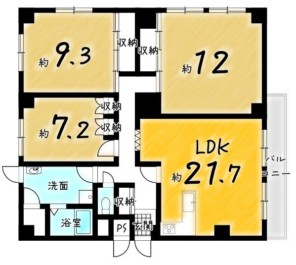 セントラルハイツ淀