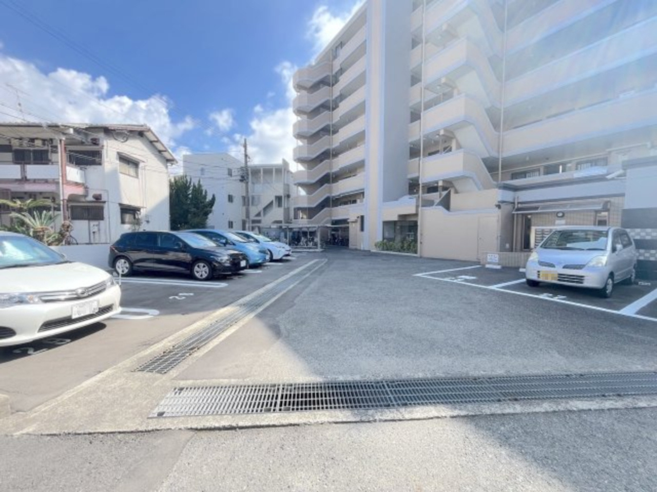 アーサー大橋エクシオⅡの駐車場