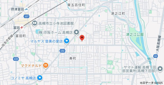 レオパレスプランタン高槻の地図