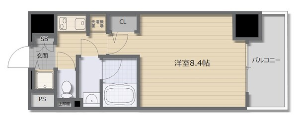 クレアートアドバンス北大阪の間取り