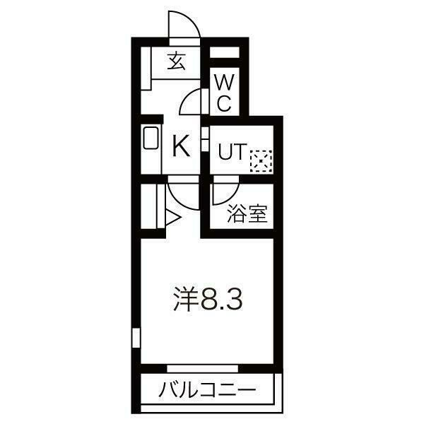 ラプロ藤ノ木の間取り