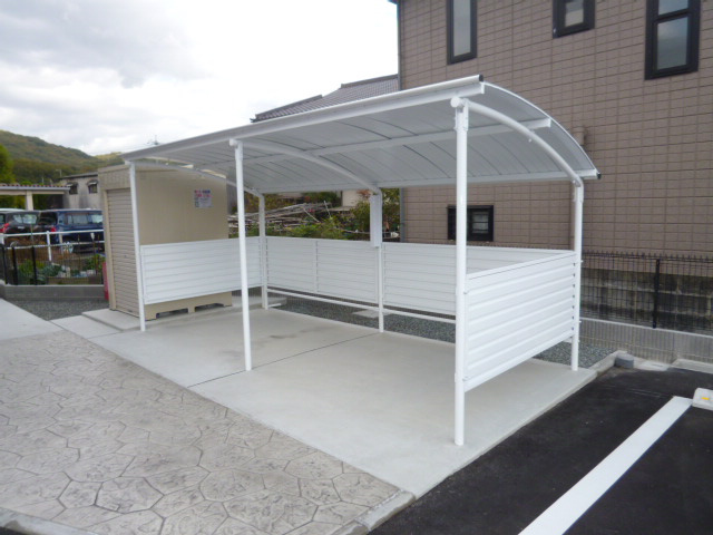 倉敷市児島稗田町のアパートのその他共用部分|駐輪場