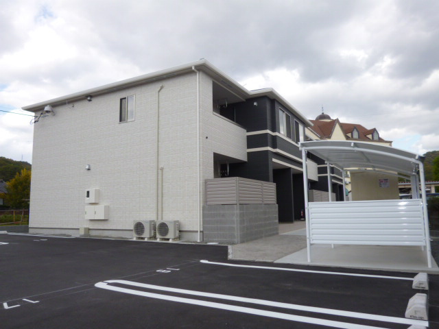倉敷市児島稗田町のアパートの外観