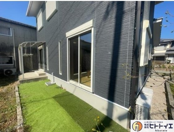 八女市川犬中古戸建の庭