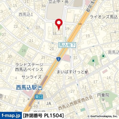 【地図】 | ノーザンロード西馬込