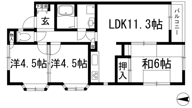 【間取り】 | コート池尻