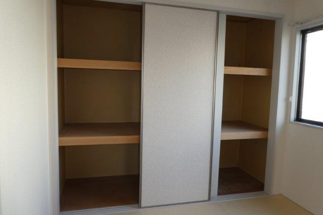 倉敷市平田のアパートの収納