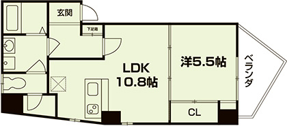 Delizia下鴨の間取り|代表的な間取りです。