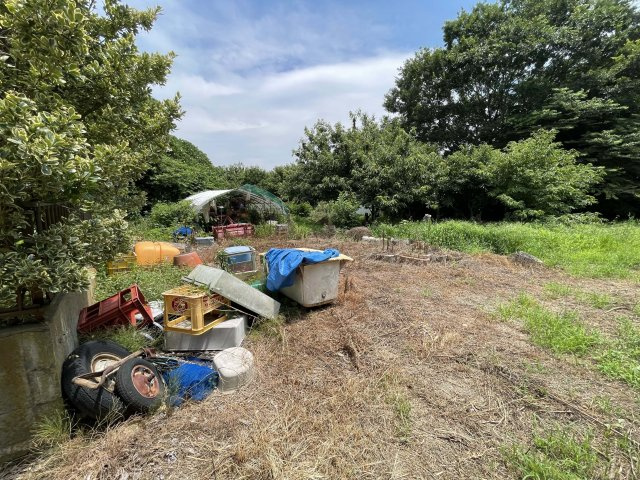つくば市谷田部　１０年特例用地の前面道路含む現地写真