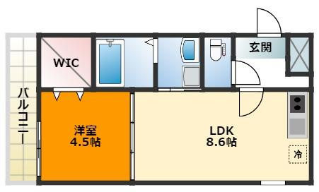【間取り】 | フジパレス弥刀Ⅴ番館