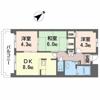 【間取り】 | モナーク・シャトー