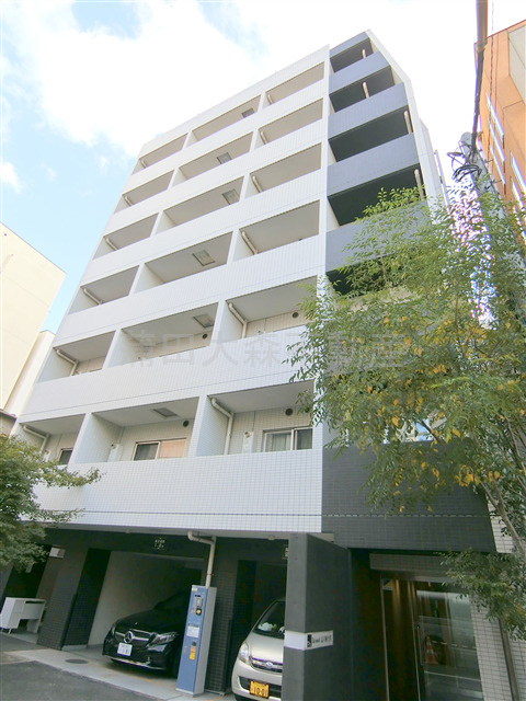 ラ・シード品川南大井の外観|2014年7月築　RC鉄筋コンクリート造地上8階建て1K～1LDK総戸数25戸の分譲賃貸マンション　JR京浜東北線大森駅と京浜急行本線大森海岸駅徒歩圏内の東京都品川区南大井6丁目の落ち着いた住環境
