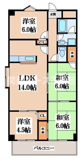 【間取り】 | メゾン菱江