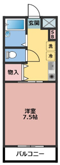 【間取り】 | アイナレア・ステージ | 賃貸 横浜市鶴見区下末吉４丁目