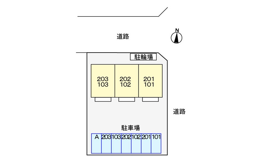 グリーンヒルズの区画図