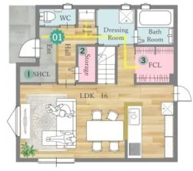 小郡市三沢　１号地