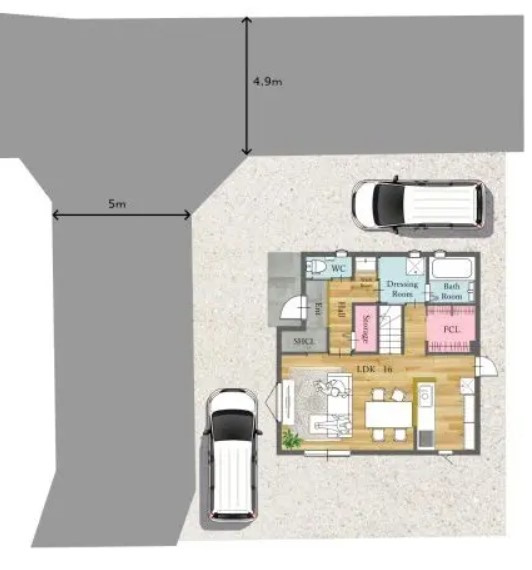小郡市三沢　１号地