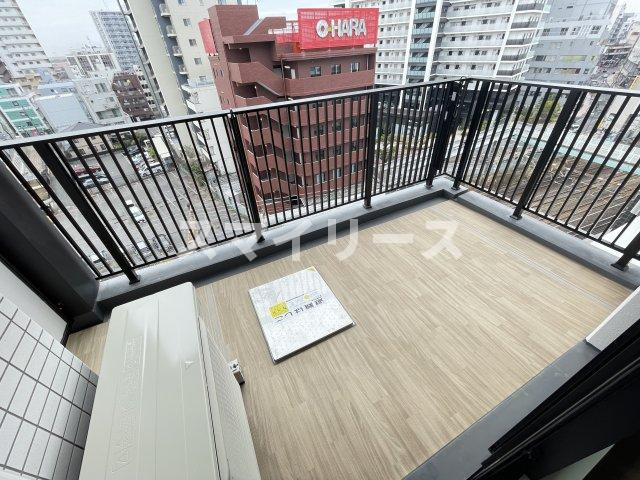 ベルヴュコート柏のバルコニー