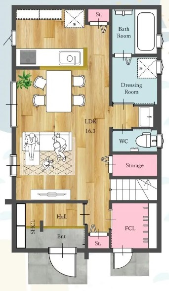 小郡市三沢　4号地