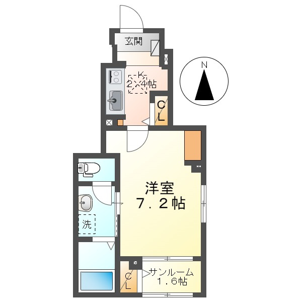 ニューファインシティの間取り