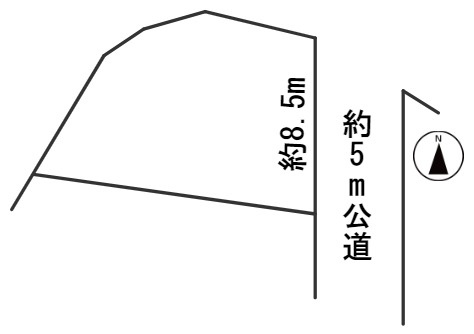 ６３０１８　大垣市南一色町土地の区画図