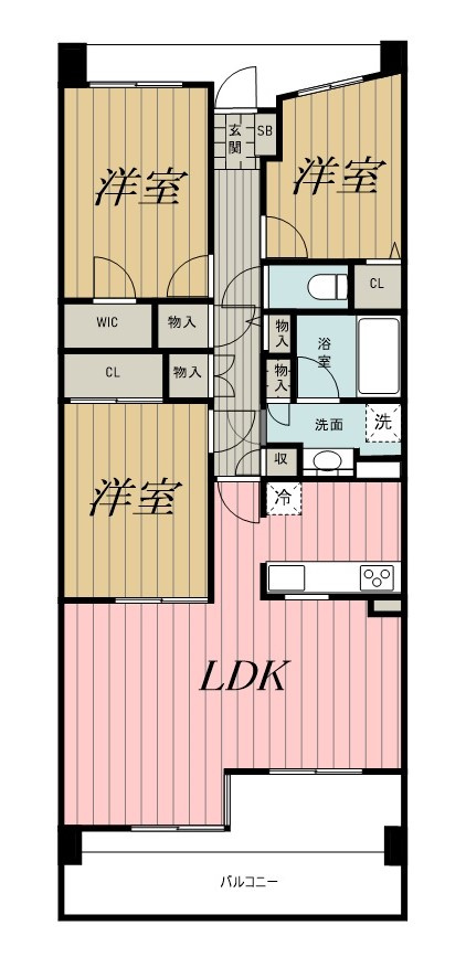リーベスト西千葉の間取り