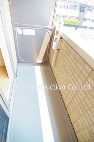 エクレール宮本のバルコニー|※写真は上階のもの