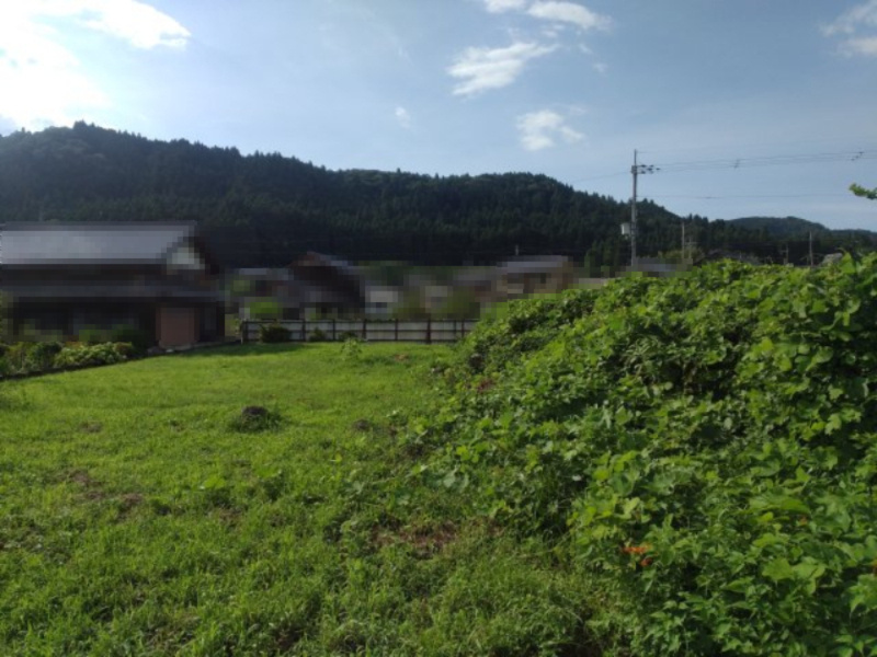 高島市朽木市場367坪土地の外観