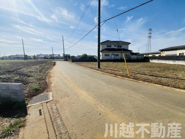 【建築条件なし】川越市内138坪超の土地の外観