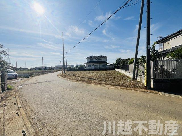 【建築条件なし】川越市内138坪超の土地の外観